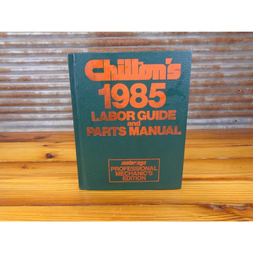 1985 Chilton's Automotive Service Manual Motor Age Professional Mechanic's Edit